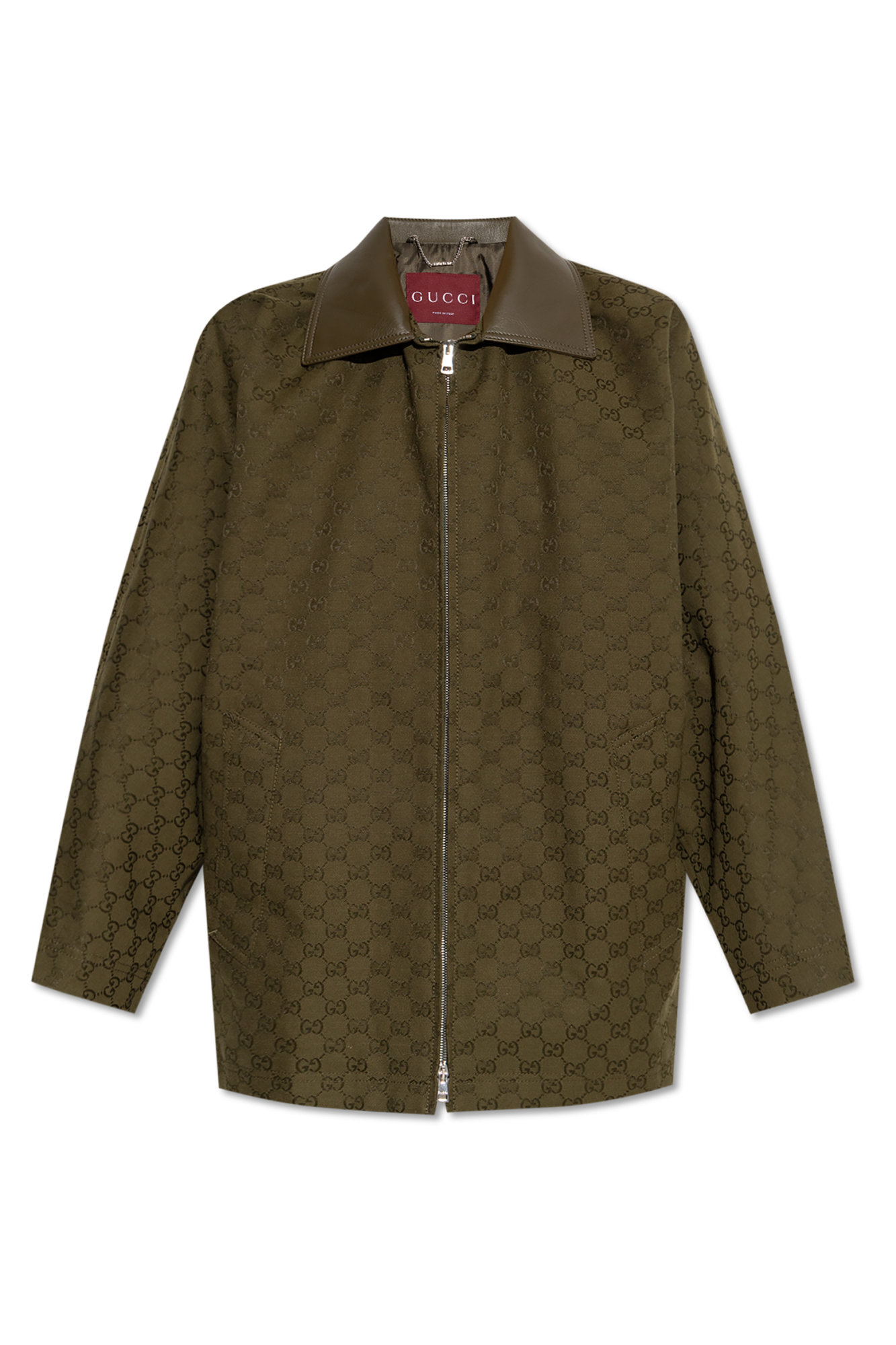 ジャケット GUCCI FW25 GG COTTON JACKET (826626 Z8B1O 3602) GG canvas jacket in forest green | GUCCI® US